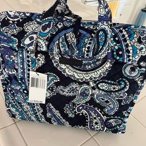Vera Bradley Iconic Grand Hanging Organizer Toiletry and Cosmetic Bag NWT